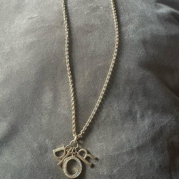 DIOR Gold Necklace with Pendant